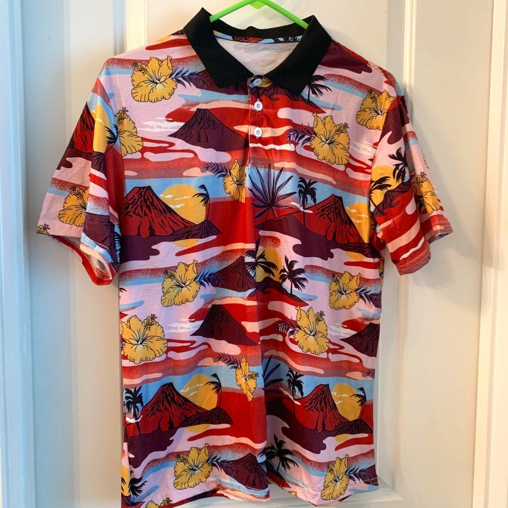 Shein Tropical Shirt size L